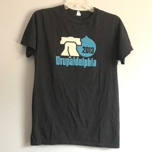 Drupaldelphia 2013 Black T-Shirt Anvil S